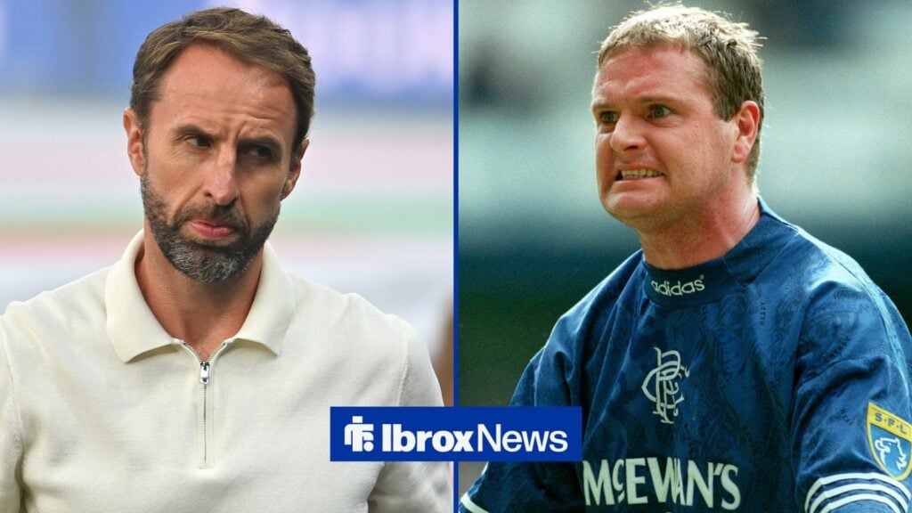 Gareth Southgate names 'amazing' Rangers icon as best he ever played with