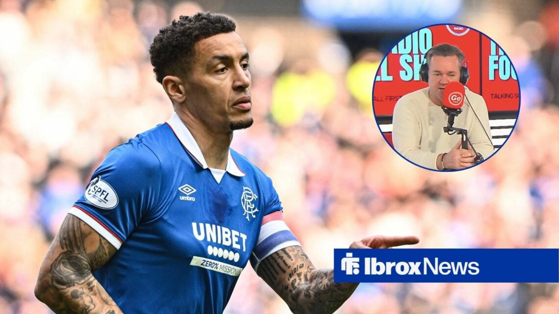 James Tavernier of Rangers during the Scottish Gas Men s Scottish Cup Quarter-final match vs Celtic, Andy Walker on GO Radio's Football Show.
