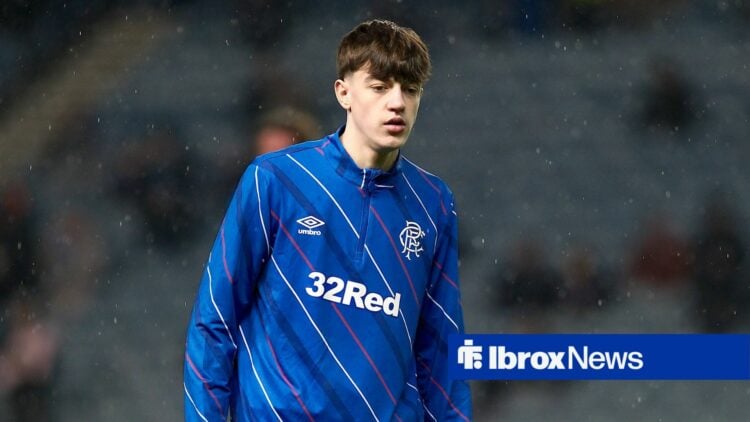 Lewis Stewart of Rangers ahead of the Europa League clash with Ludogorets.