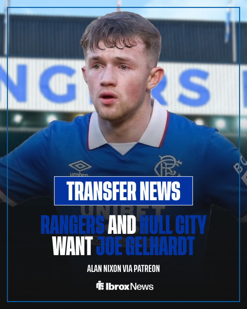 Rangers Joe Gelhardt Hull City Leeds United