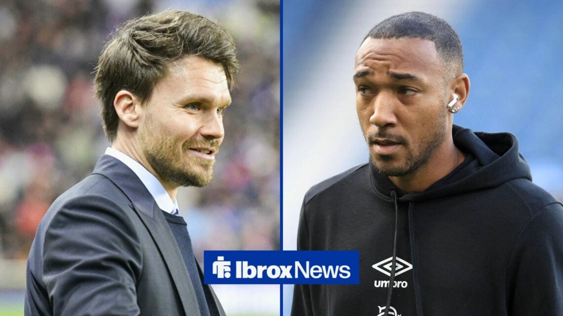 Split image of Rangers manager Danny Rohl and Derek Cornelius