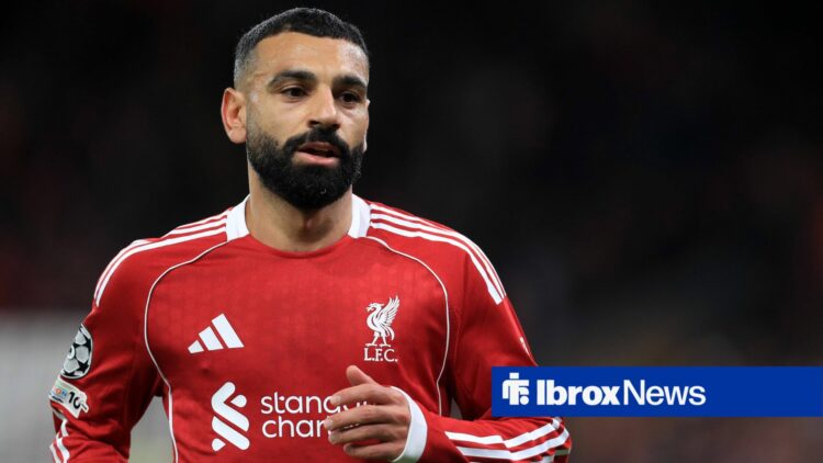 Mohammed Salah in action for Liverpool in the Champions League.