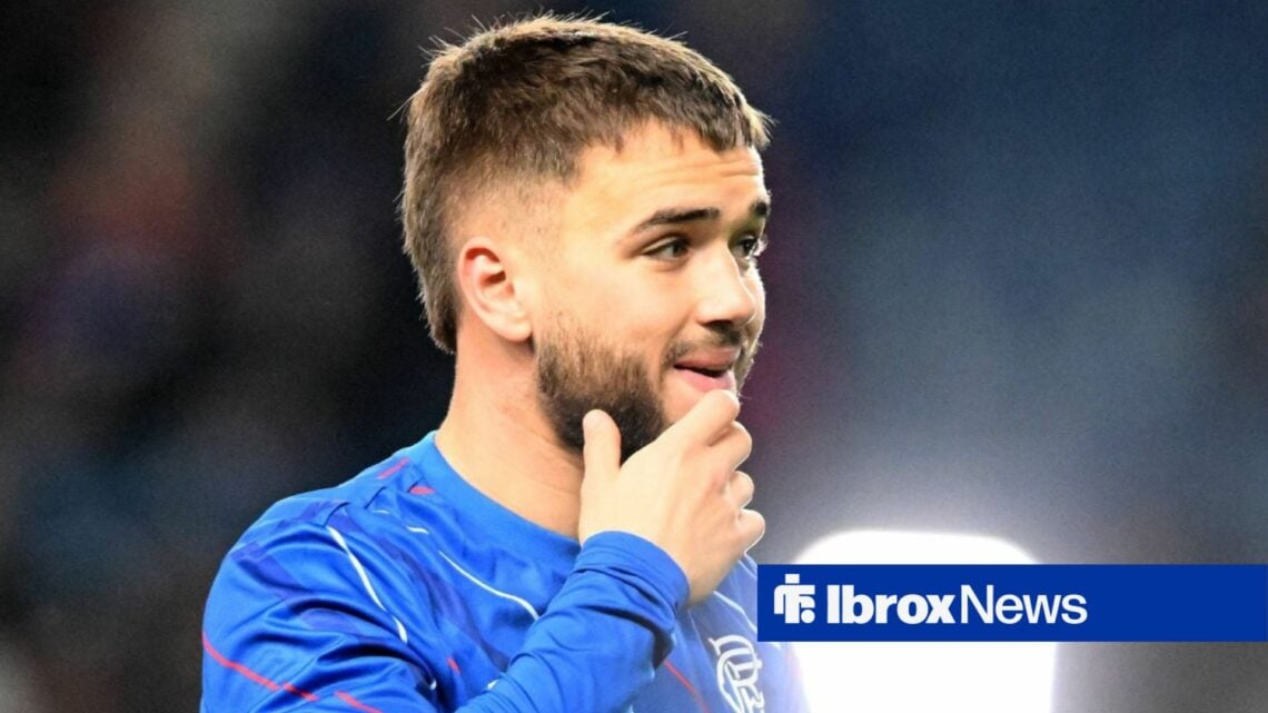 Nicolas Raskin smiling at Rangers