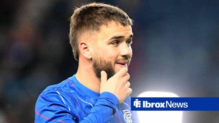 Nicolas Raskin smiling at Rangers