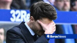 Danny Rohl looking upset at Rangers
