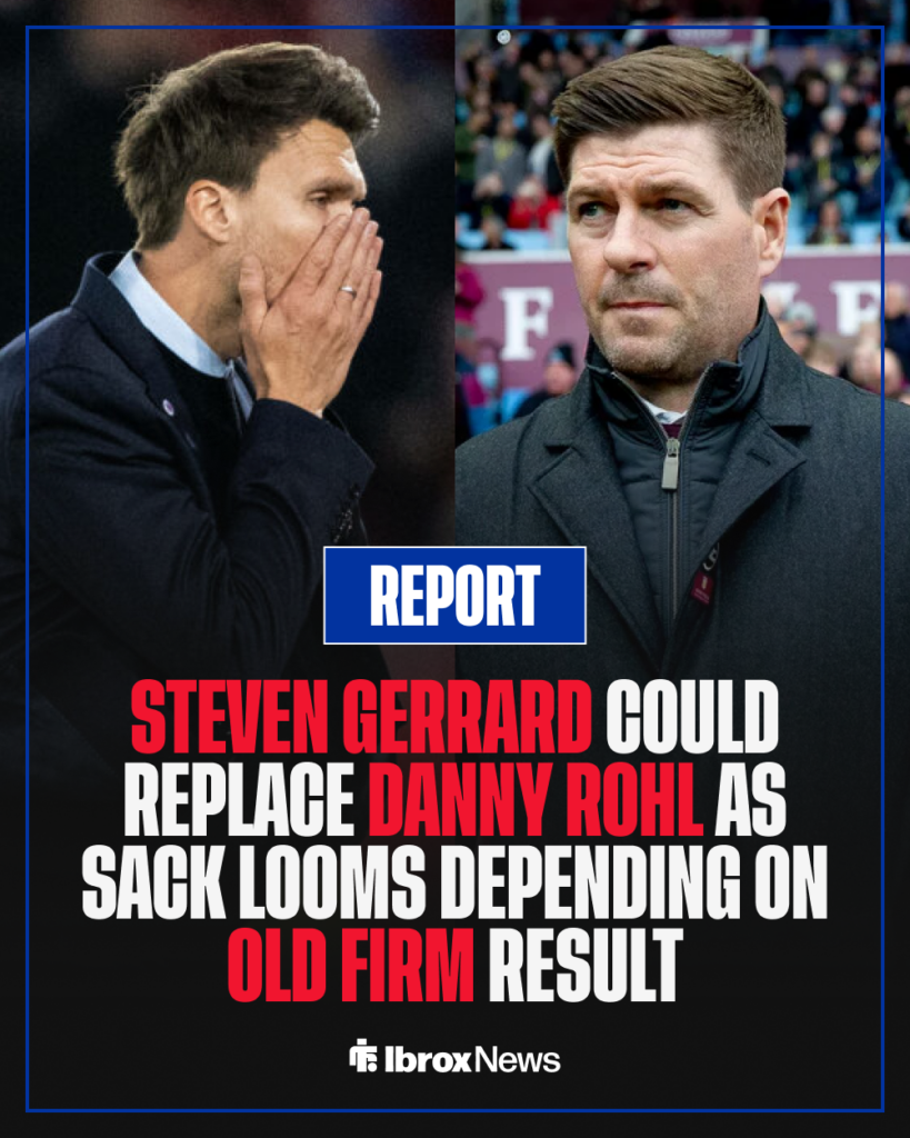 Rangers Danny Rohl sack Steven Gerrard