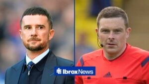 Split image of former Rangers interim boss Barry Ferguson and John Beaton