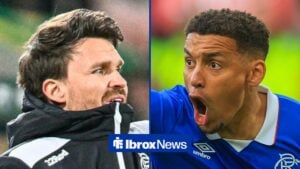 Split image of Rangers manager Danny Rohl and James Tavernier