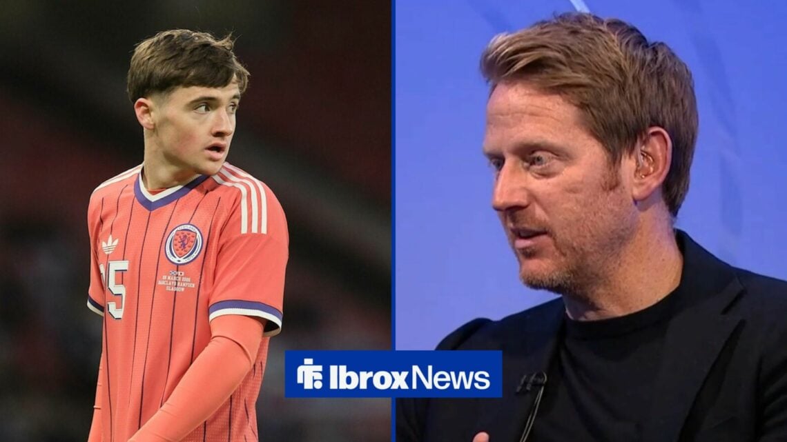 Findlay Curtis and Michael Stewart in a split image