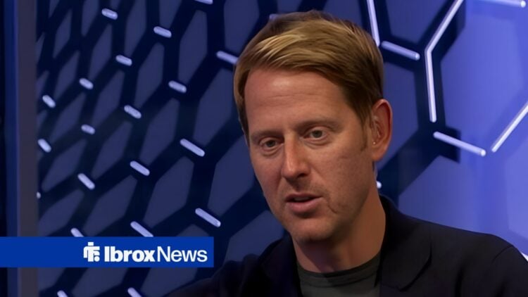 Michael Stewart working as a pundit
