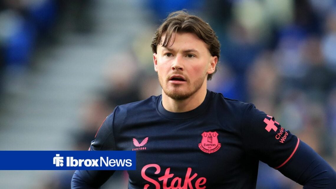 Nathan Patterson in action for Everton